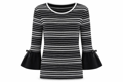 Womens UK Size 8 Izabel London Black Pullover Jumper
