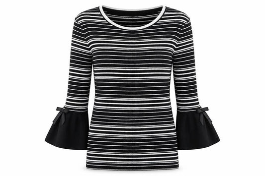 Womens UK Size 8 Izabel London Black Pullover Jumper