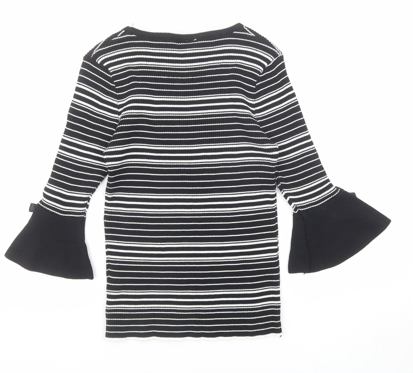 Womens UK Size 8 Izabel London Black Pullover Jumper