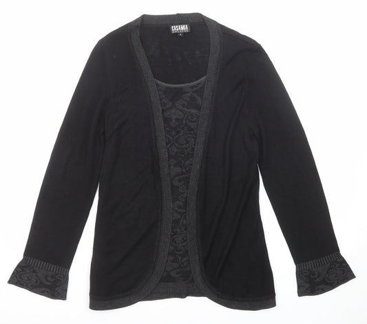 Womens UK Size S CASAMIA Black Pullover Jumper