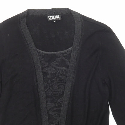 Womens UK Size S CASAMIA Black Pullover Jumper