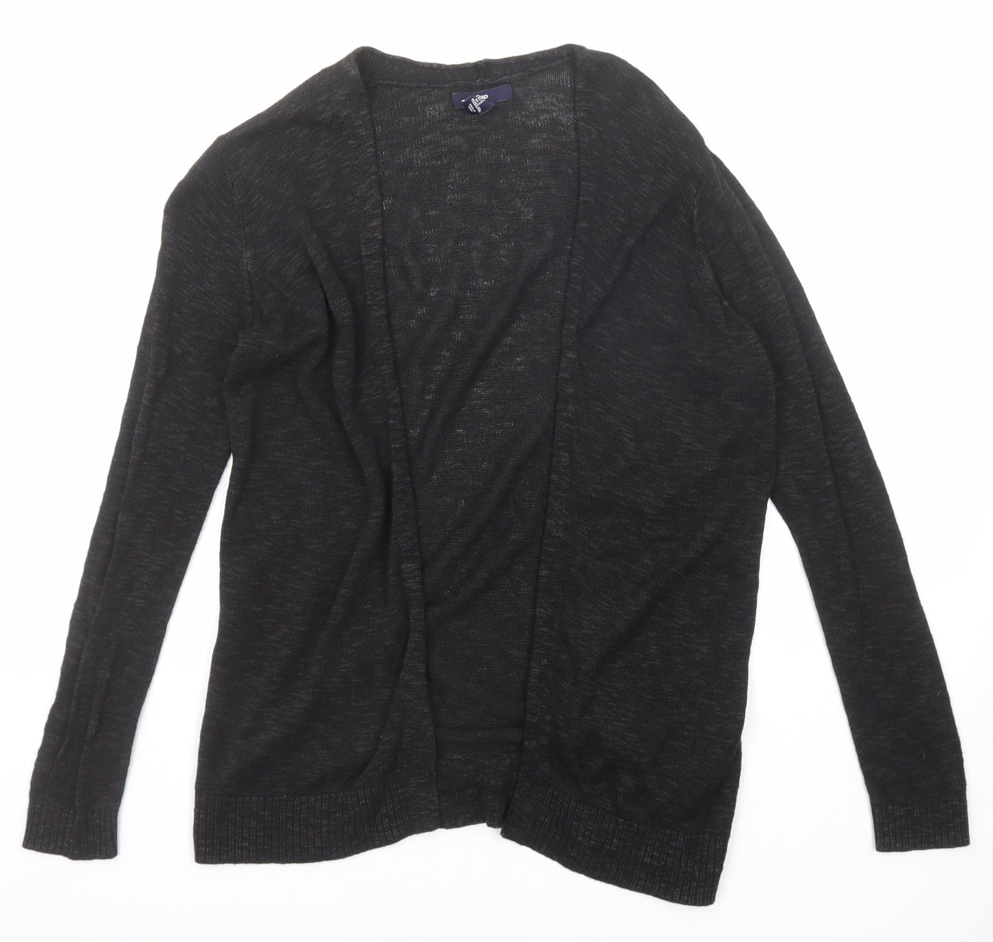 Gap Womens Black V-Neck Acrylic Cardigan Jumper Size S