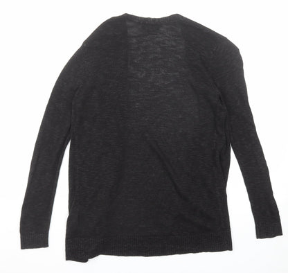 Gap Womens Black V-Neck Acrylic Cardigan Jumper Size S