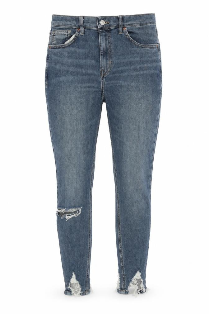 Womens UK Size 30 in Topshop Regular Fit Skinny Blue Jeans