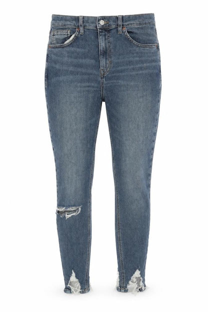 Womens UK Size 30 in Topshop Regular Fit Skinny Blue Jeans