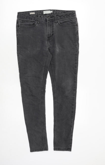 Mens UK Size 32 in Topman Slim Fit Skinny Grey Jeans