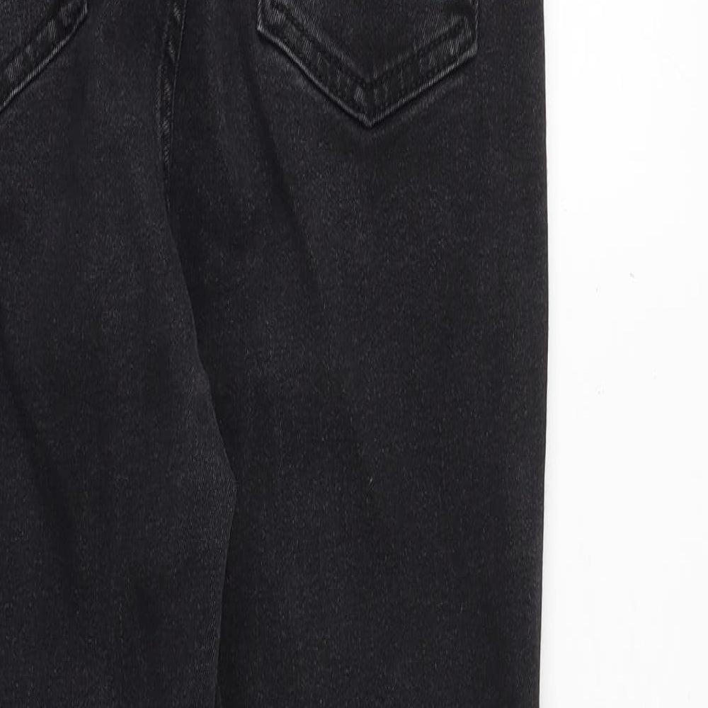 Oasis Womens Black Cotton Skinny Jeans Size 14 Slim Zip
