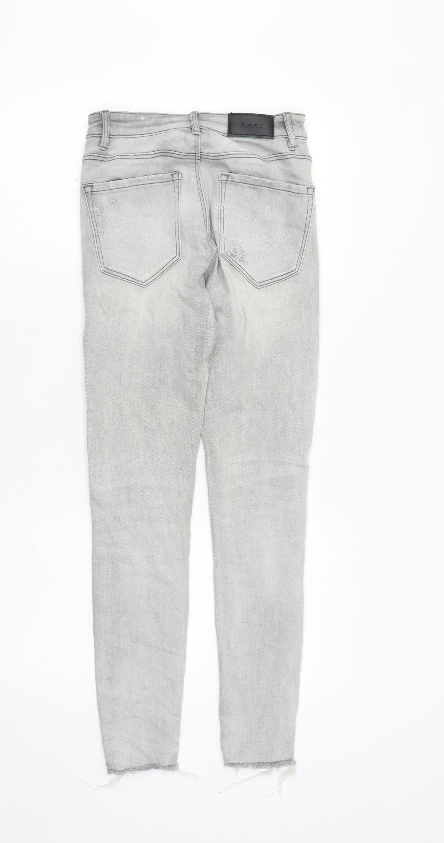 Womens UK Size 6 Stradivarius Slim Fit Skinny Grey Jeans