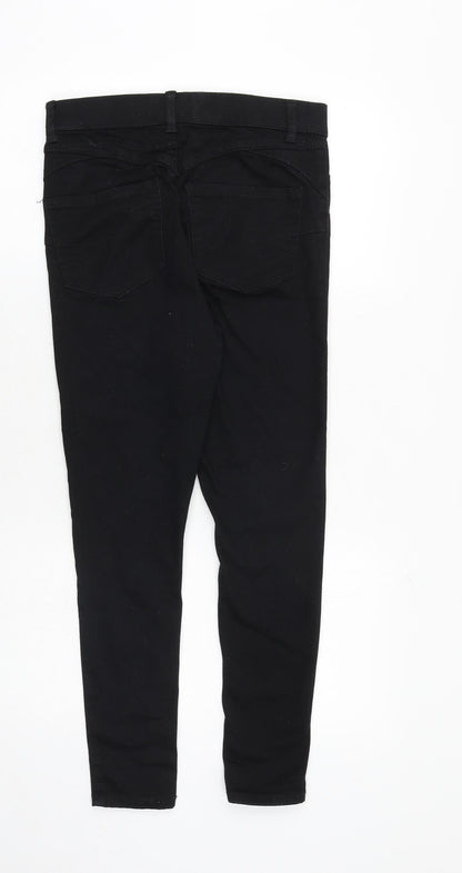 New Look Womens Black Cotton Jegging Jeans Size 10 Slim