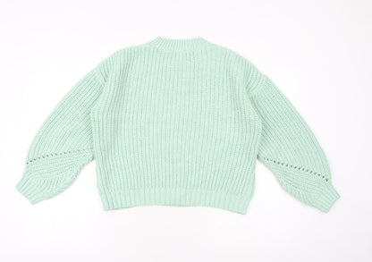 Womens UK Size S Dorothy Perkins Green Pullover Jumper