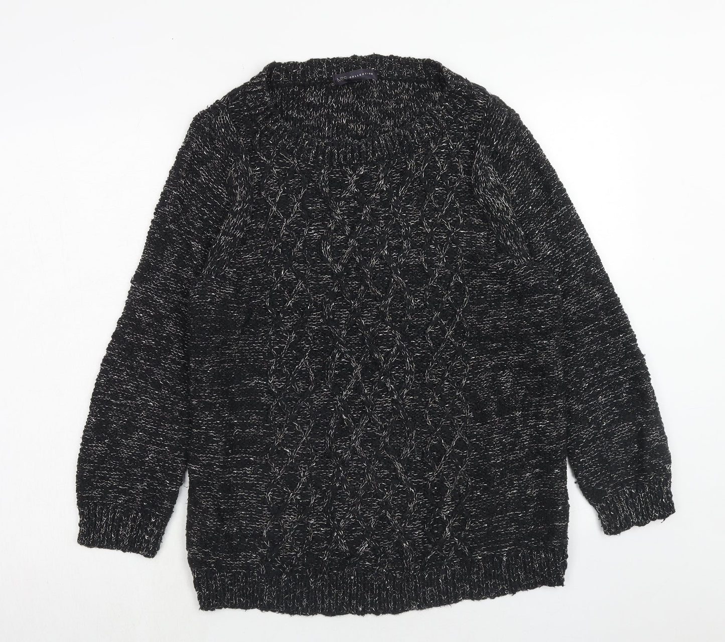 Womens UK Size 10 Marks and Spencer Black Pullover Jumper