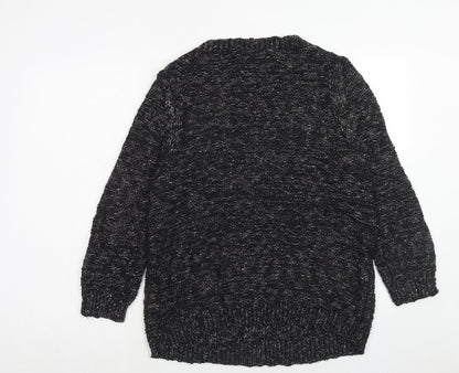 Womens UK Size 10 Marks and Spencer Black Pullover Jumper