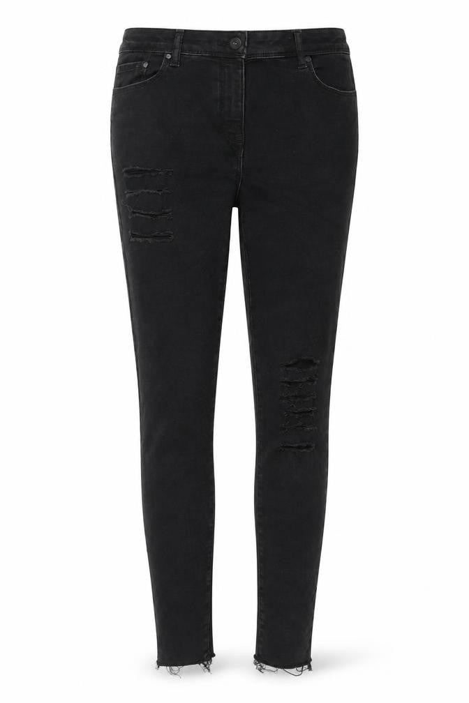 Womens UK Size 12 NEXT Regular Fit Skinny Black Jeans