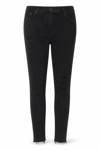 Womens UK Size 12 NEXT Regular Fit Skinny Black Jeans