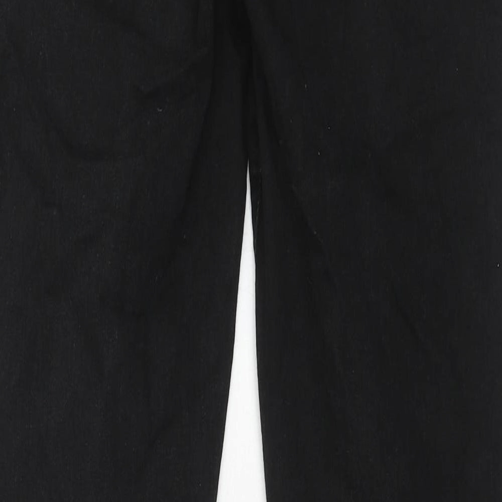 NEXT Womens Black Cotton Skinny Jeans Size 12 Regular Zip