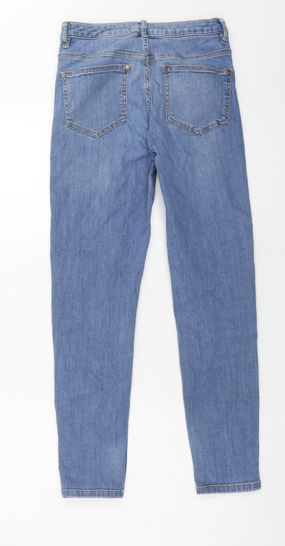 Northmoor Womens Blue Cotton Skinny Jeans Size 29 in L32 in Regular Zip