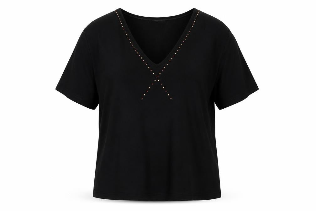 Womens UK Size 14 Marks and Spencer Black Basic Blouse