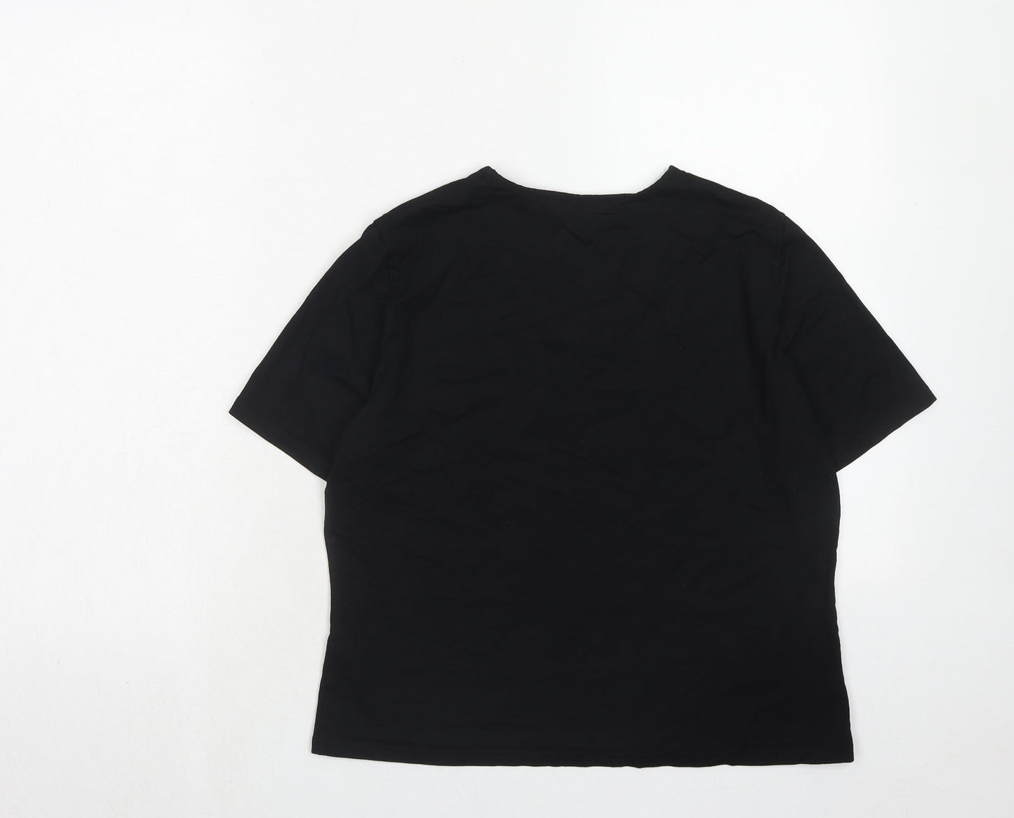 Womens UK Size 14 Marks and Spencer Black Basic Blouse