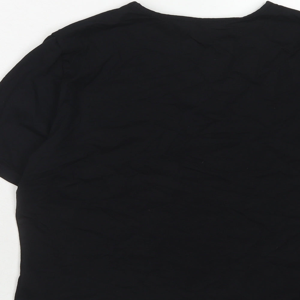 Womens UK Size 14 Marks and Spencer Black Basic Blouse