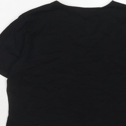 Womens UK Size 14 Marks and Spencer Black Basic Blouse