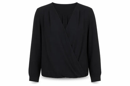 Womens UK Size 12 H&M Black Basic Blouse