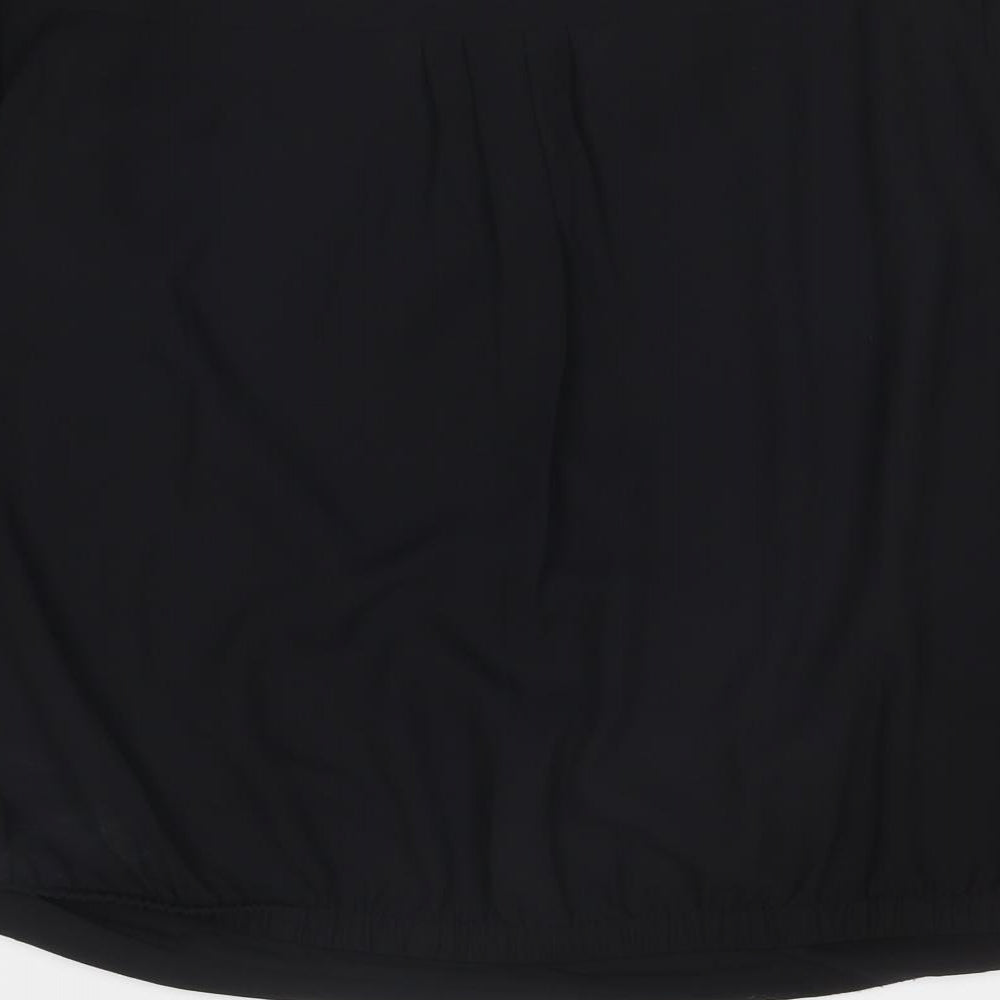 Womens UK Size 12 H&M Black Basic Blouse