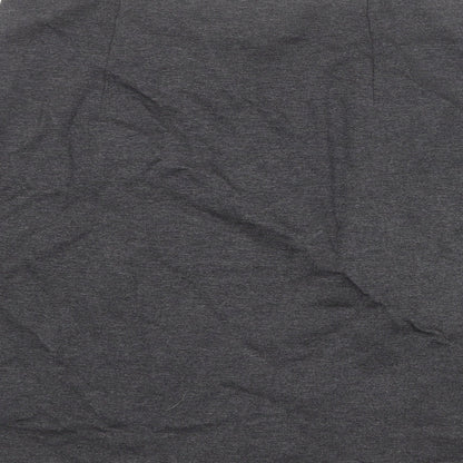 Marks and Spencer Womens Grey Polyester A-Line Skirt Size 32 in