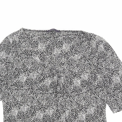 Womens UK Size 8 Marks and Spencer Black Basic Blouse