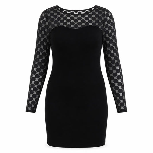 Oli Womens Black Polyester Shift Size 12 Round Neck Pullover