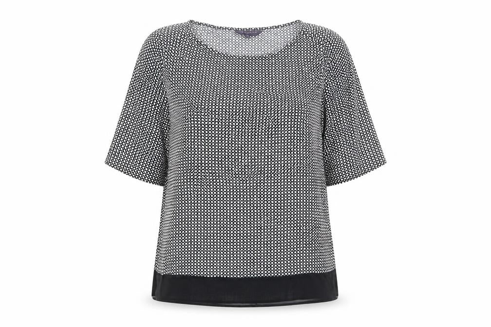 Womens UK Size 12 Marks and Spencer Black Basic Blouse