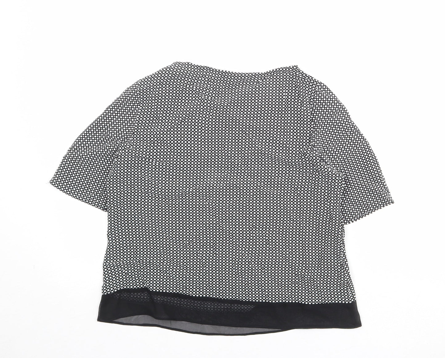 Womens UK Size 12 Marks and Spencer Black Basic Blouse
