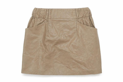 Zara Womens Brown Polyester A-Line Skirt Size XS