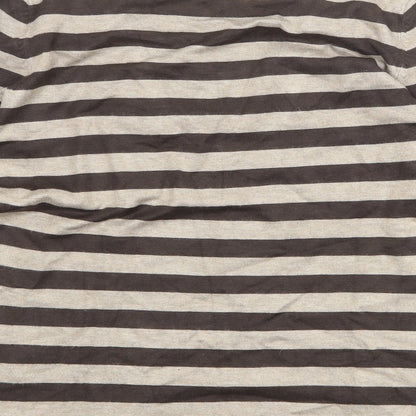 Womens UK Size 10 Bianca Brown Basic T-Shirt