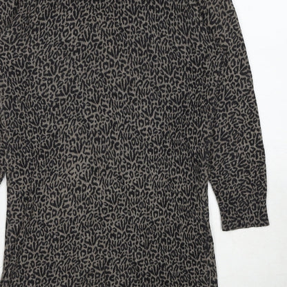 Womens UK Size 6 Warehouse Black Cardigan Jumper