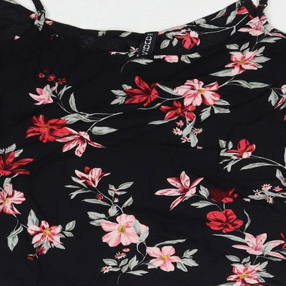 Womens UK Size 10 H&M Black Basic Tank