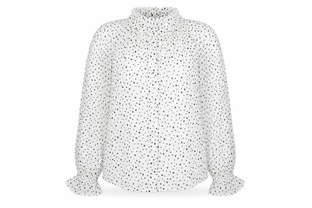 Womens UK Size S Zara White Basic Button-Up