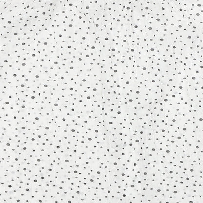 Womens UK Size S Zara White Basic Button-Up
