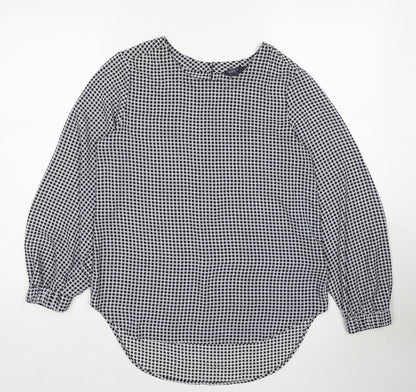 Womens UK Size 10 Marks and Spencer Black Basic Blouse