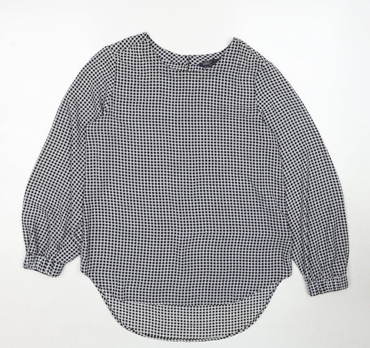Womens UK Size 10 Marks and Spencer Black Basic Blouse