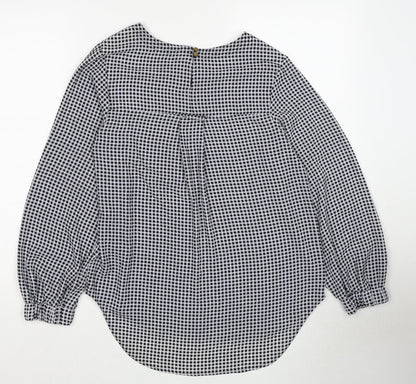Womens UK Size 10 Marks and Spencer Black Basic Blouse