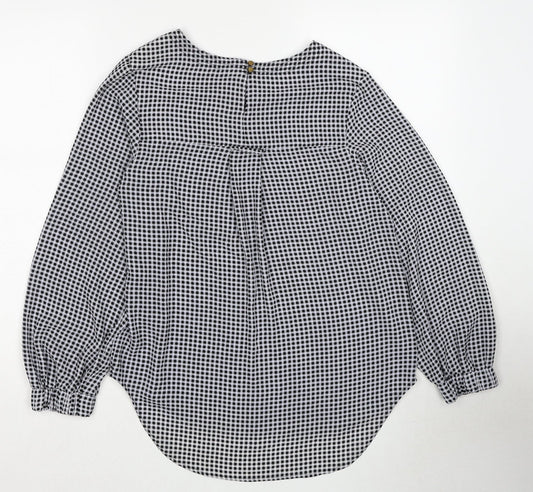 Womens UK Size 10 Marks and Spencer Black Basic Blouse