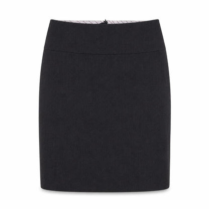 Class Club Womens Black Polyester A-Line Skirt Size 14 Zip