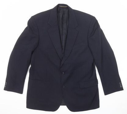 Mens UK Size 42 Marks and Spencer Regular Blue Suit Jacket