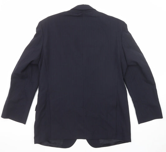 Mens UK Size 42 Marks and Spencer Regular Blue Suit Jacket