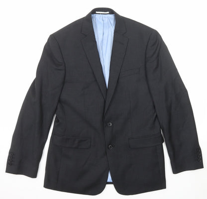 Charles Wilson Mens Grey Wool Jacket Suit Jacket Size 40 Regular