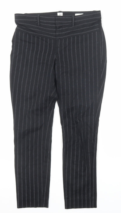 Womens UK Size 6 Gap Regular Fit  Black Trousers