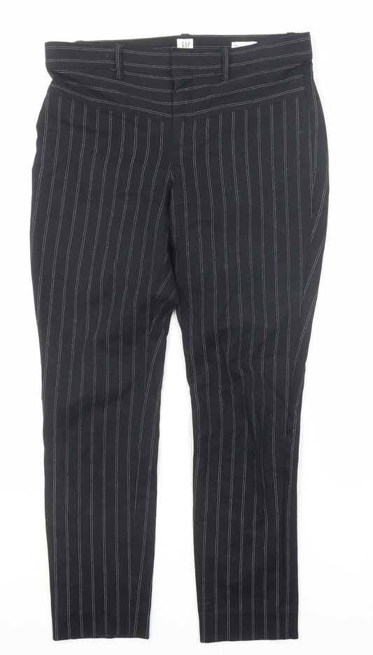 Womens UK Size 6 Gap Regular Fit  Black Trousers