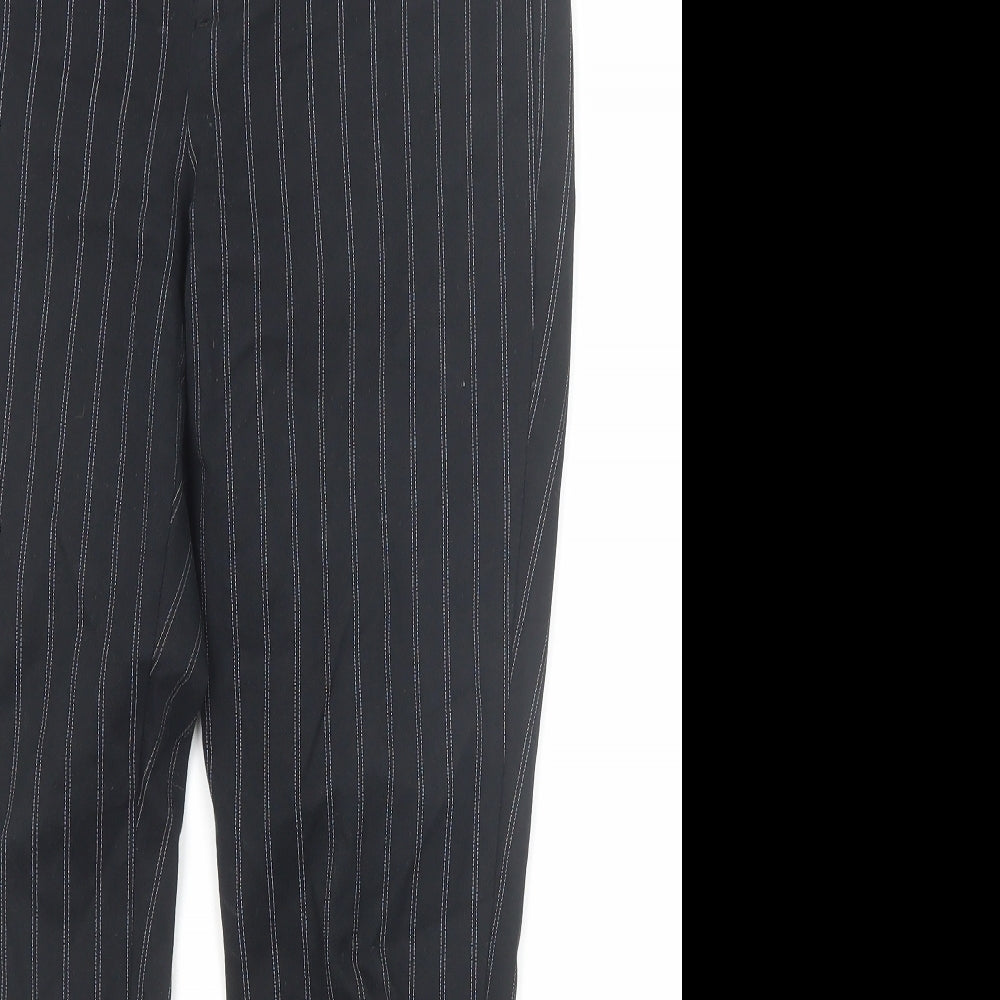 Womens UK Size 6 Gap Regular Fit  Black Trousers