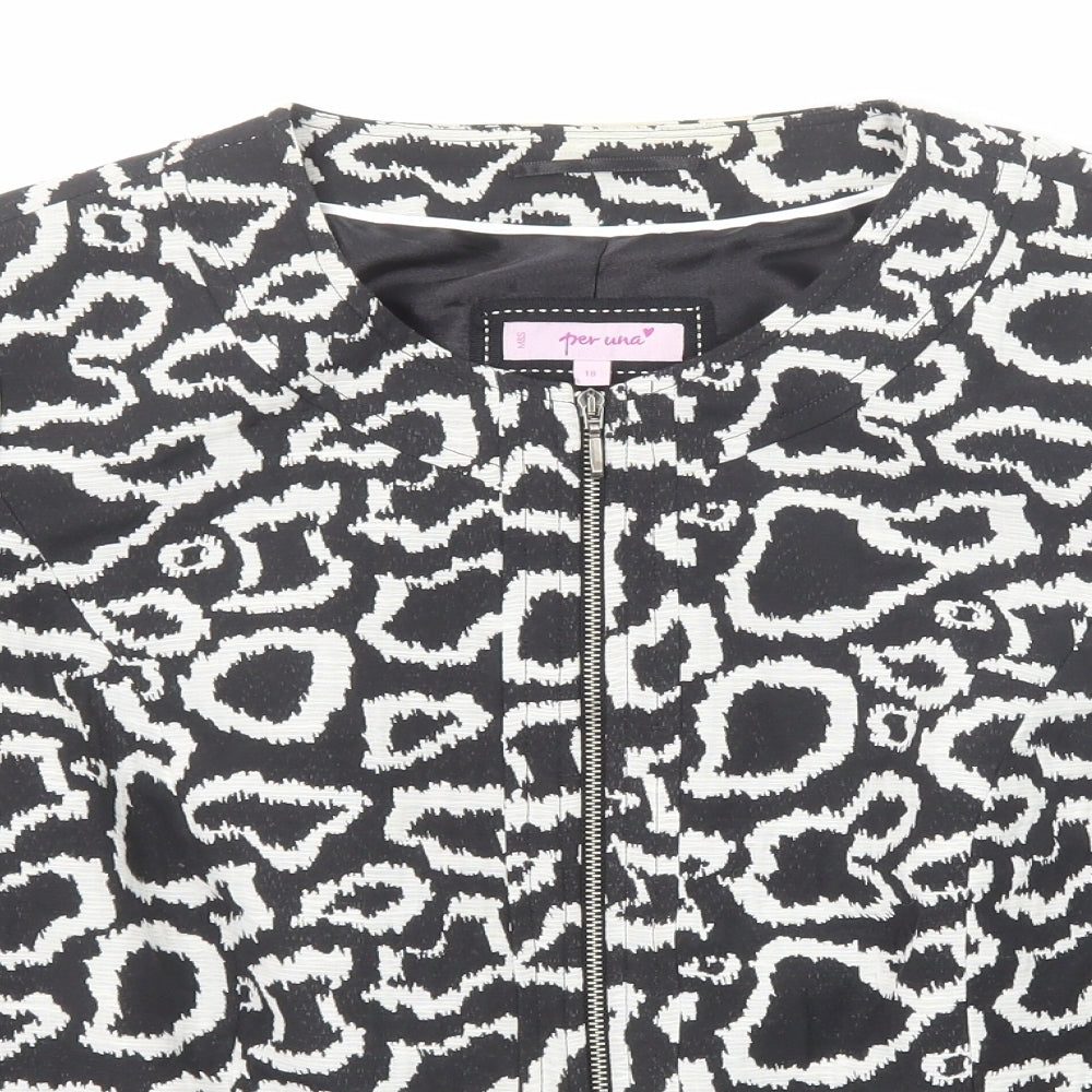 Womens UK Size 18 Per Una Black Jacket