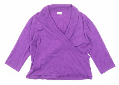 Womens UK Size 14 Minuet Purple Pullover Jumper